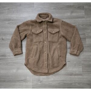 American Eagle Outfitters Brown Teddy Jacket